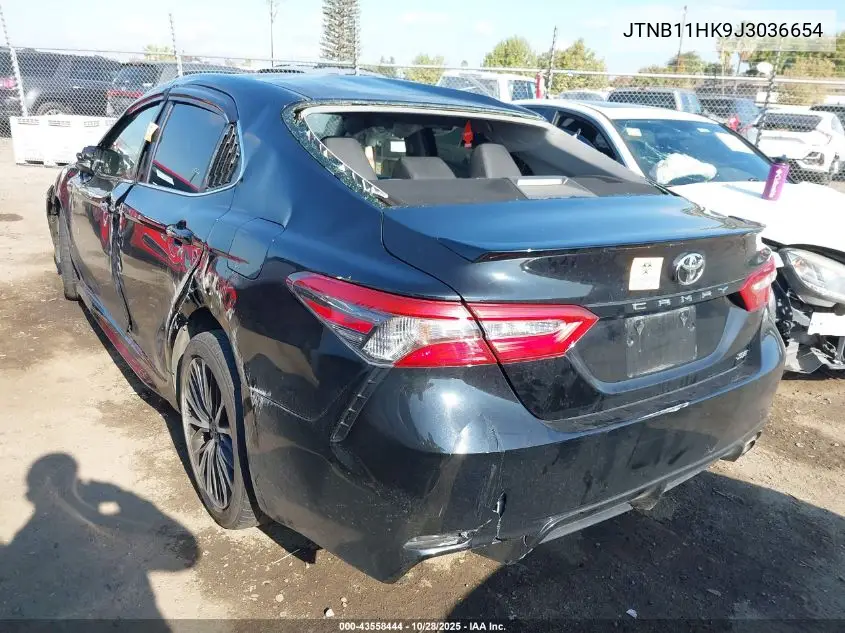 JTNB11HK9J3036654 2018 Toyota Camry Se