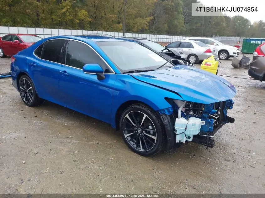 4T1B61HK4JU074854 2018 Toyota Camry Xse