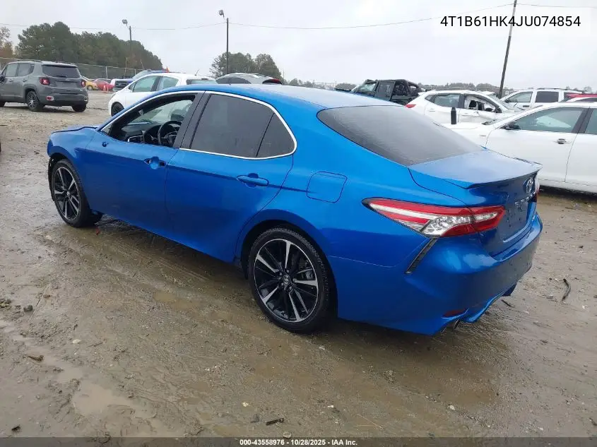 4T1B61HK4JU074854 2018 Toyota Camry Xse