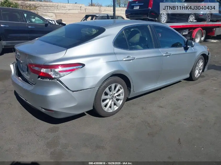 JTNB11HK4J3040434 2018 Toyota Camry Le