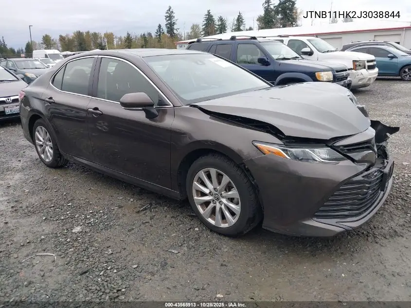 JTNB11HK2J3038844 2018 Toyota Camry Le