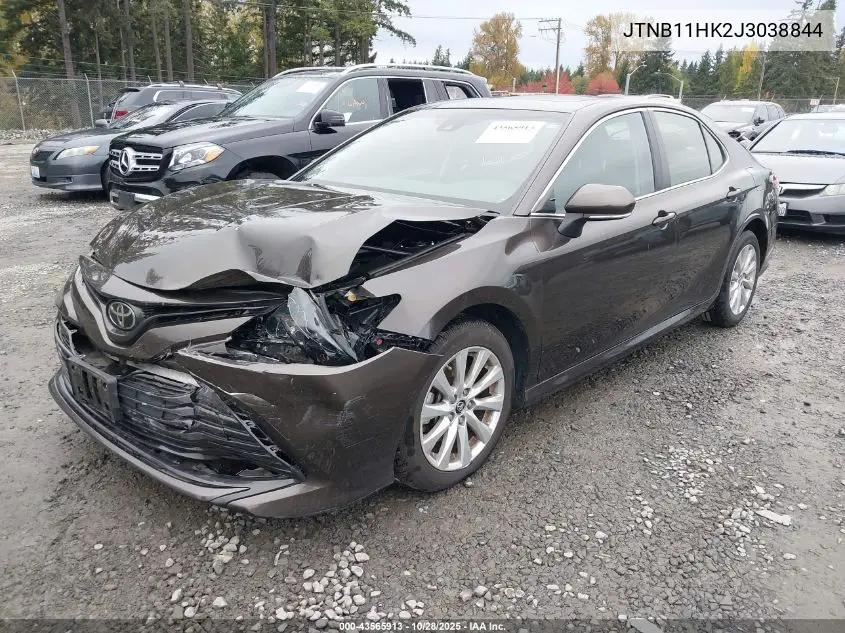 JTNB11HK2J3038844 2018 Toyota Camry Le