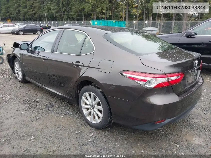 JTNB11HK2J3038844 2018 Toyota Camry Le