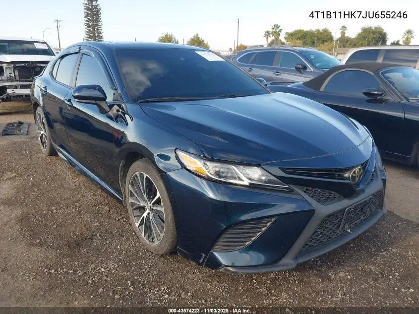 4T1B11HK7JU655246 2018 Toyota Camry Se