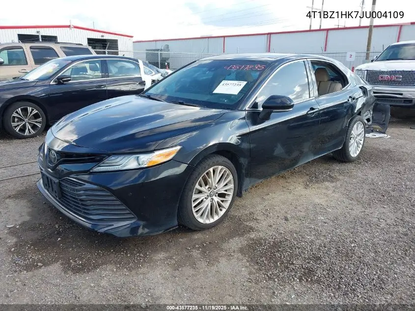 4T1BZ1HK7JU004109 2018 Toyota Camry Xle V6