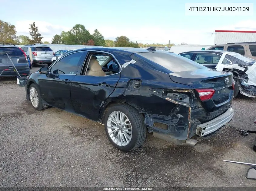 4T1BZ1HK7JU004109 2018 Toyota Camry Xle V6