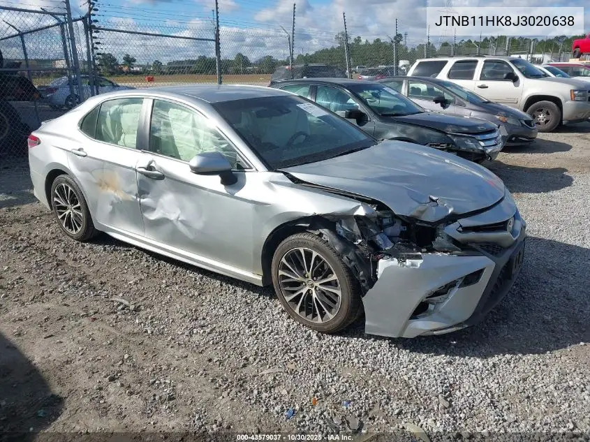 JTNB11HK8J3020638 2018 Toyota Camry Se