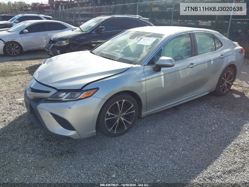 JTNB11HK8J3020638 2018 Toyota Camry Se