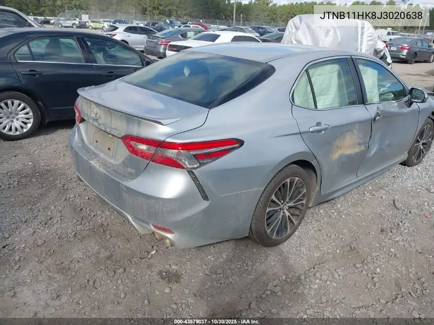JTNB11HK8J3020638 2018 Toyota Camry Se