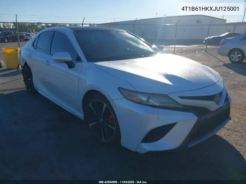 4T1B61HKXJU125001 2018 Toyota Camry Xse