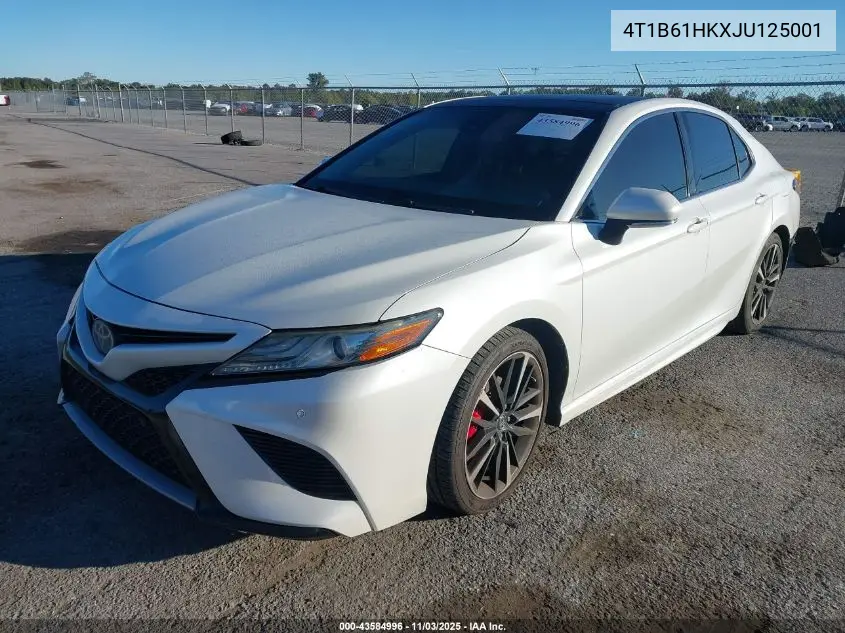 4T1B61HKXJU125001 2018 Toyota Camry Xse