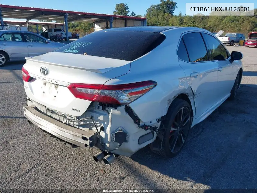 4T1B61HKXJU125001 2018 Toyota Camry Xse