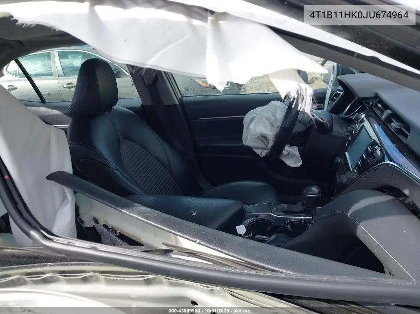 4T1B11HK0JU674964 2018 Toyota Camry Se