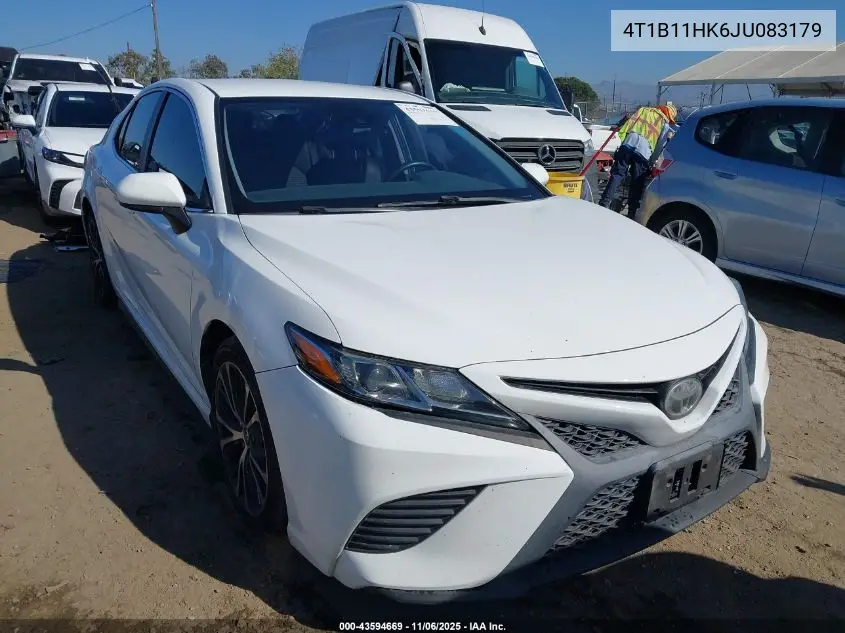 4T1B11HK6JU083179 2018 Toyota Camry Se