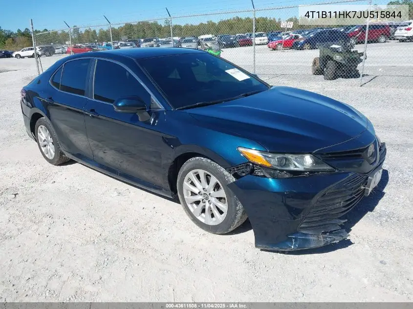 4T1B11HK7JU515844 2018 Toyota Camry Le