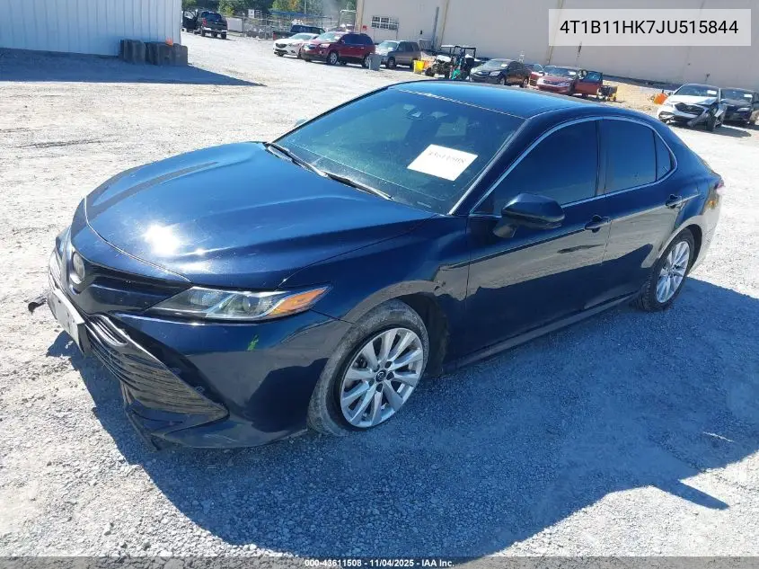 4T1B11HK7JU515844 2018 Toyota Camry Le