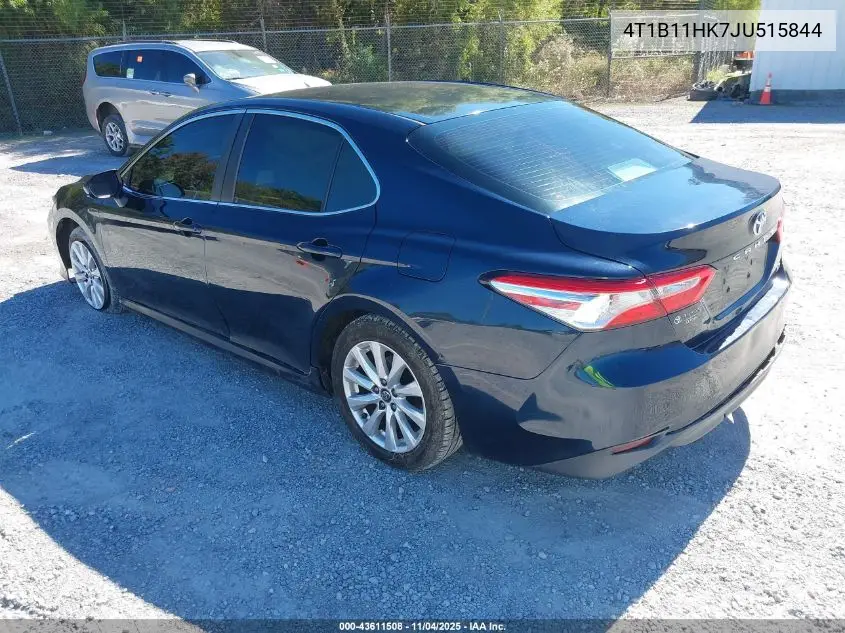 4T1B11HK7JU515844 2018 Toyota Camry Le