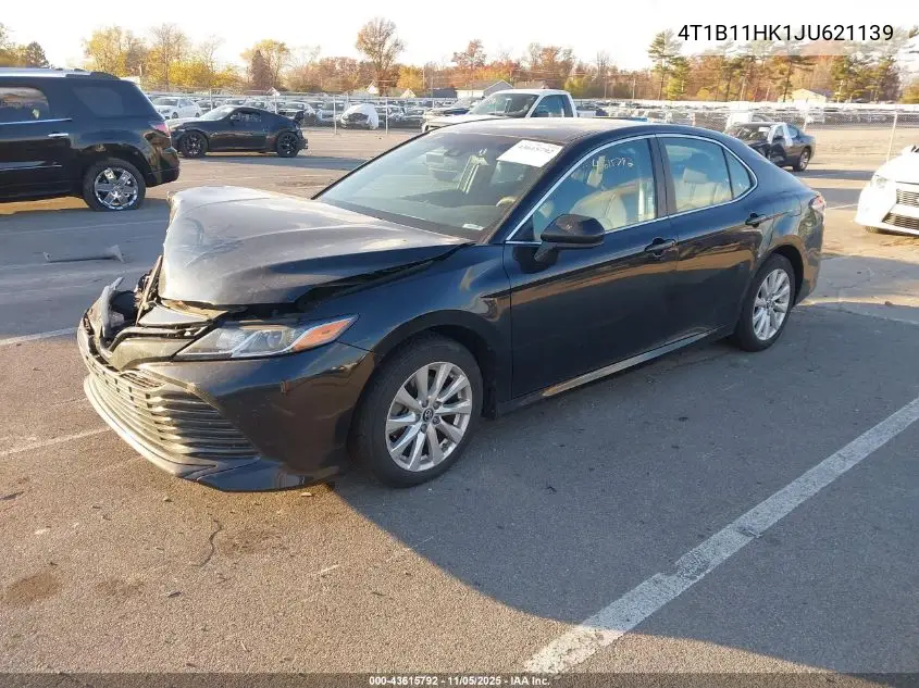 4T1B11HK1JU621139 2018 Toyota Camry Le