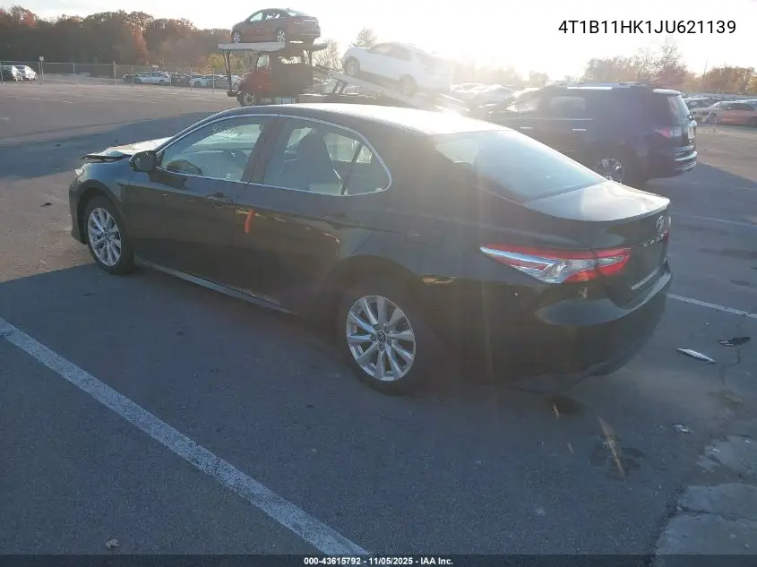 4T1B11HK1JU621139 2018 Toyota Camry Le