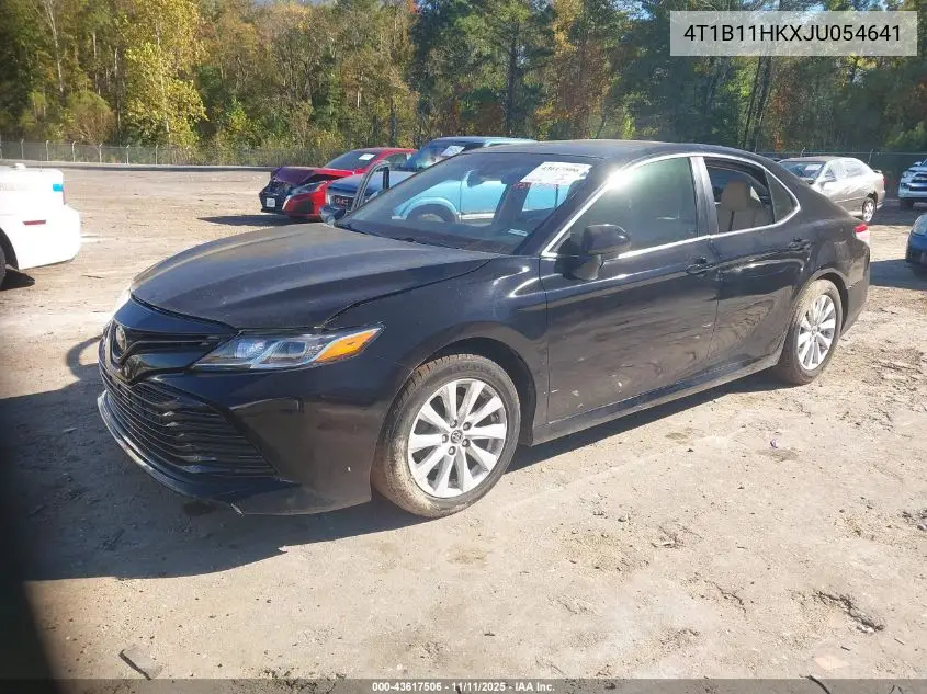 4T1B11HKXJU054641 2018 Toyota Camry Le