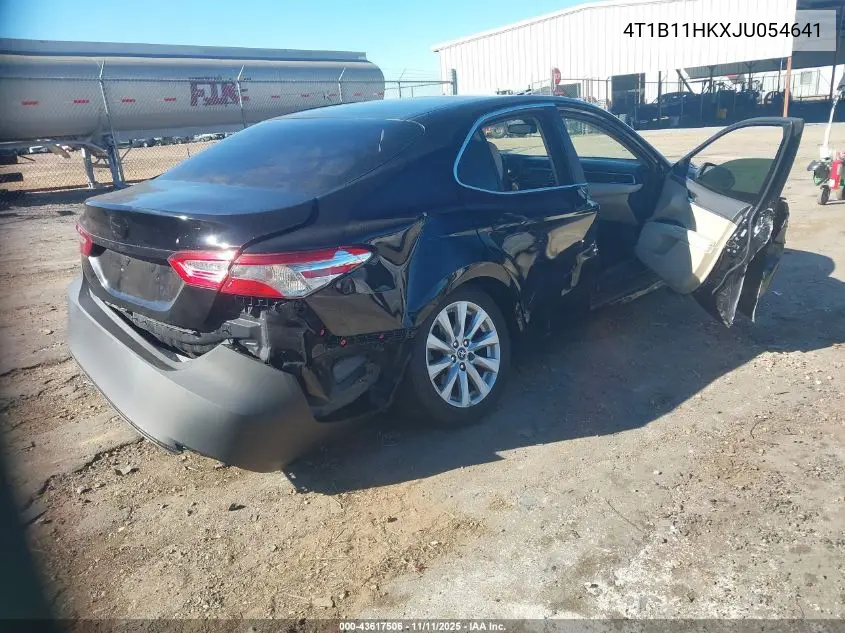 4T1B11HKXJU054641 2018 Toyota Camry Le