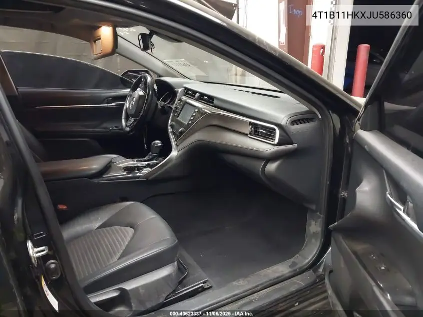 4T1B11HKXJU586360 2018 Toyota Camry Se