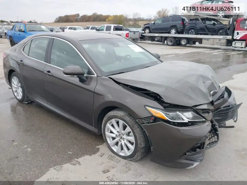 4T1B11HK4JU626111 2018 Toyota Camry Le