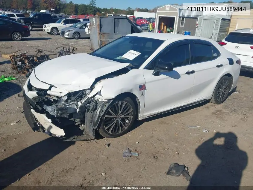 4T1B11HK9JU589444 2018 Toyota Camry Se