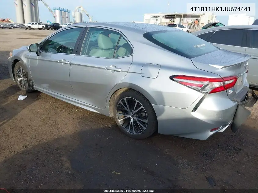 4T1B11HK1JU674441 2018 Toyota Camry Se