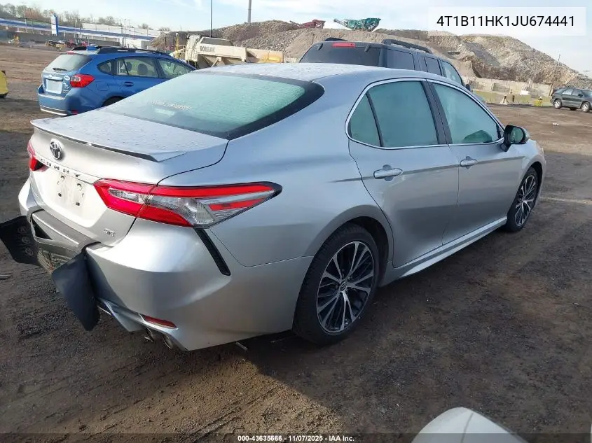 4T1B11HK1JU674441 2018 Toyota Camry Se