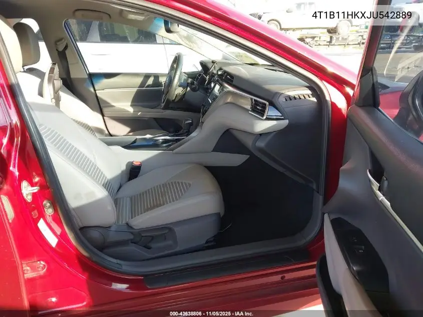 4T1B11HKXJU542889 2018 Toyota Camry Se