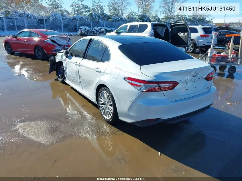 4T1B11HK5JU131450 2018 Toyota Camry Xle