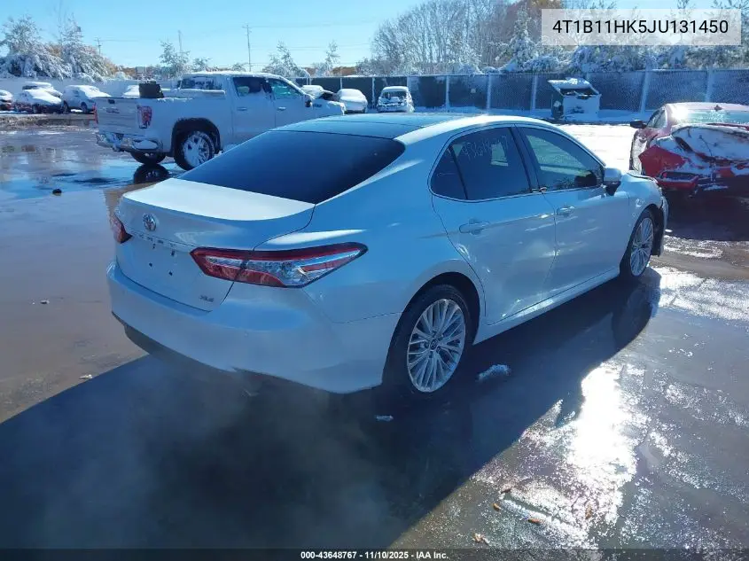 4T1B11HK5JU131450 2018 Toyota Camry Xle