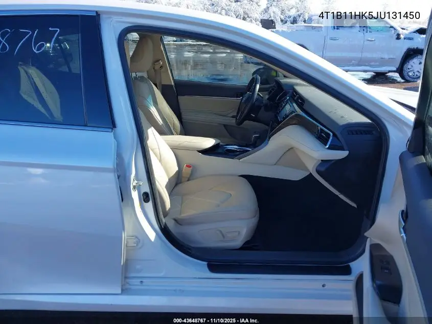4T1B11HK5JU131450 2018 Toyota Camry Xle