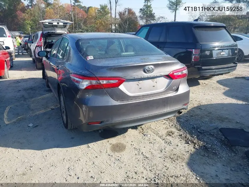 4T1B11HKXJU159258 2018 Toyota Camry Le