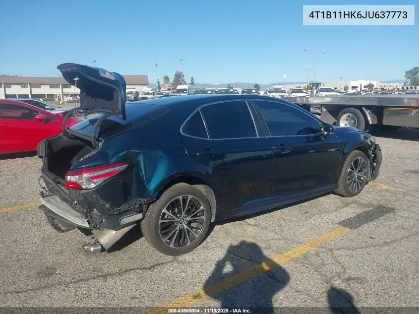 4T1B11HK6JU637773 2018 Toyota Camry Se