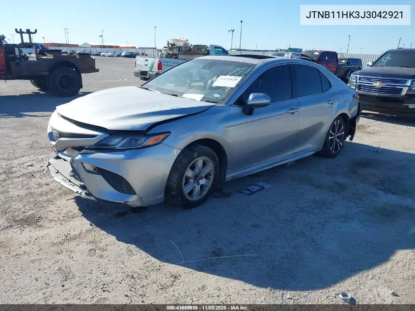JTNB11HK3J3042921 2018 Toyota Camry Se