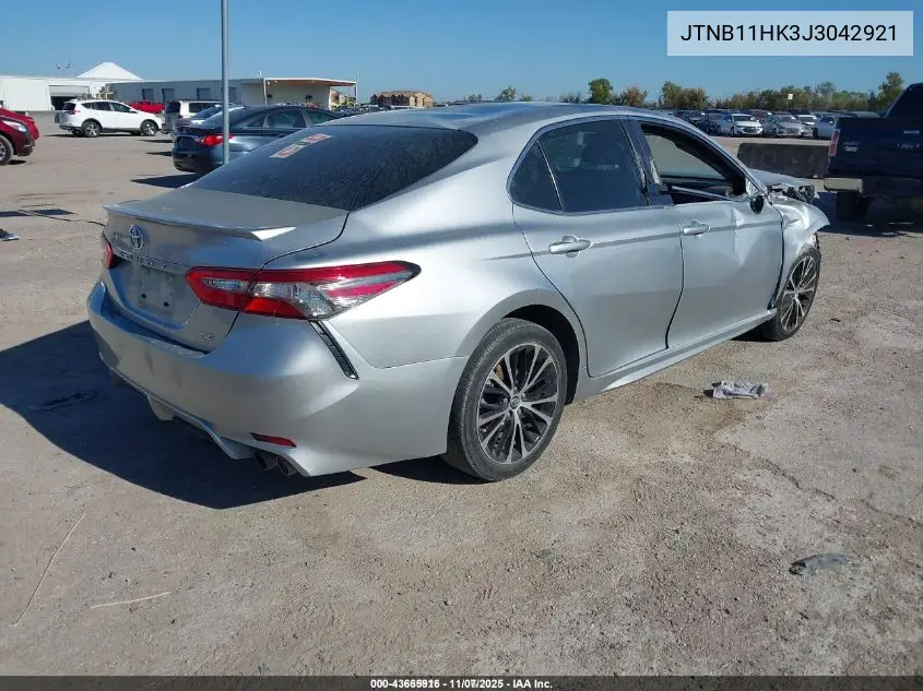 JTNB11HK3J3042921 2018 Toyota Camry Se