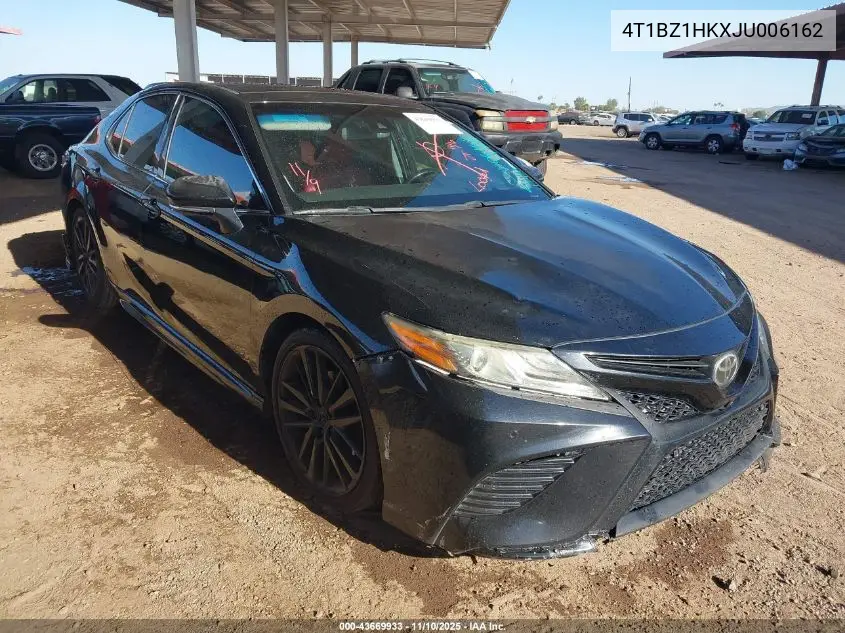 4T1BZ1HKXJU006162 2018 Toyota Camry Xse V6