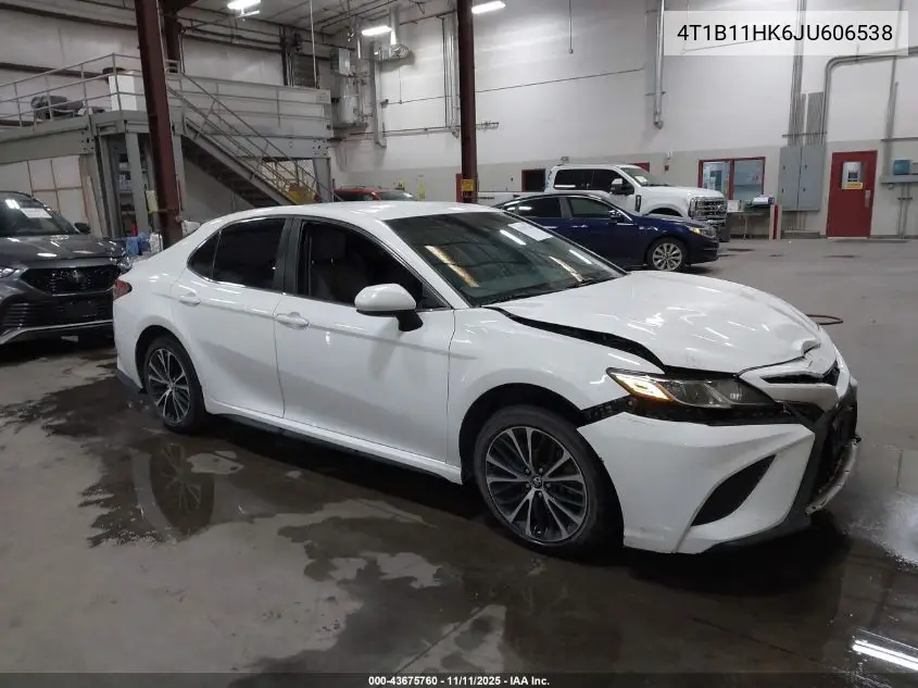 4T1B11HK6JU606538 2018 Toyota Camry Se