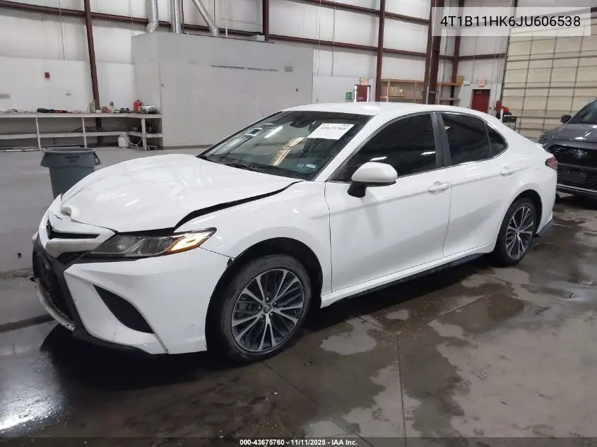 4T1B11HK6JU606538 2018 Toyota Camry Se