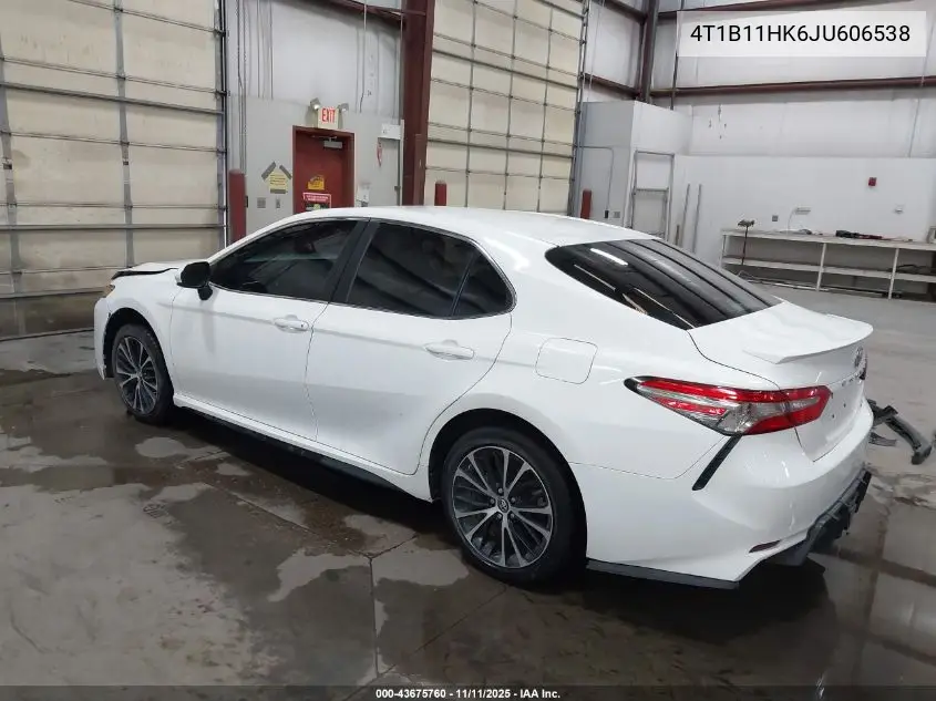 4T1B11HK6JU606538 2018 Toyota Camry Se
