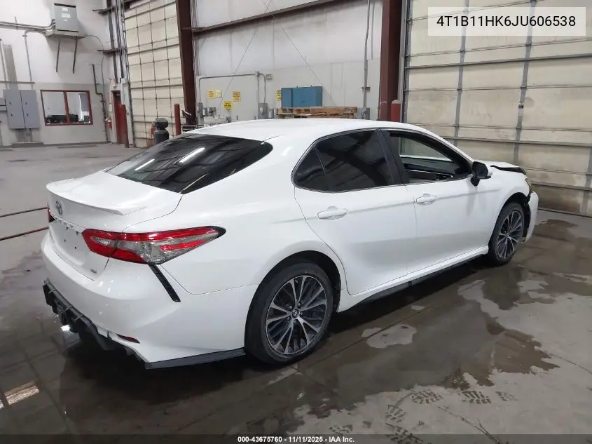 4T1B11HK6JU606538 2018 Toyota Camry Se