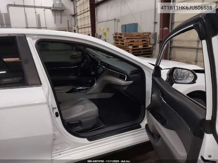4T1B11HK6JU606538 2018 Toyota Camry Se