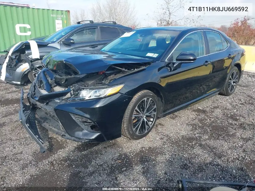 4T1B11HK8JU669592 2018 Toyota Camry Se