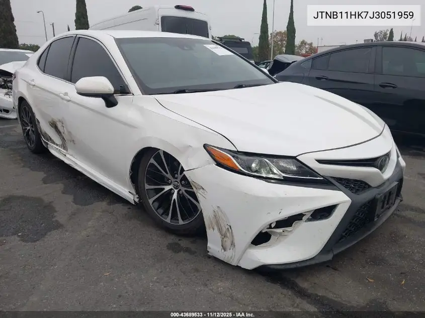 JTNB11HK7J3051959 2018 Toyota Camry Se