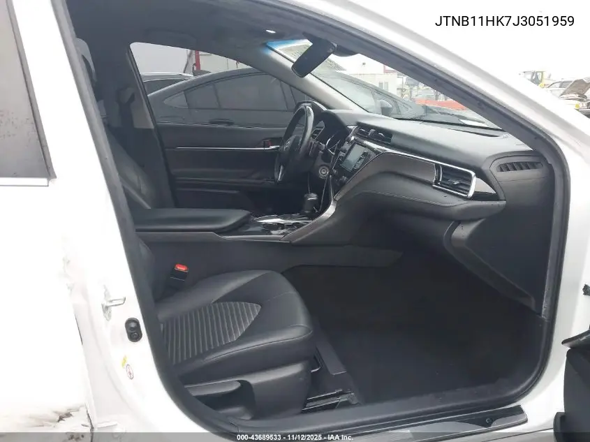JTNB11HK7J3051959 2018 Toyota Camry Se
