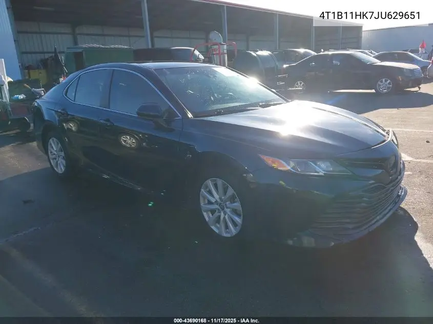 4T1B11HK7JU629651 2018 Toyota Camry Le