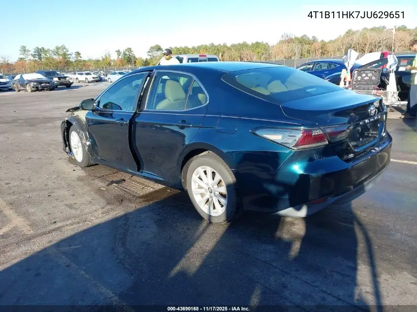 4T1B11HK7JU629651 2018 Toyota Camry Le