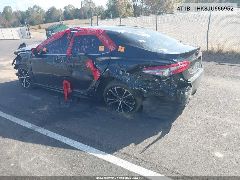 4T1B11HK8JU666952 2018 Toyota Camry Se